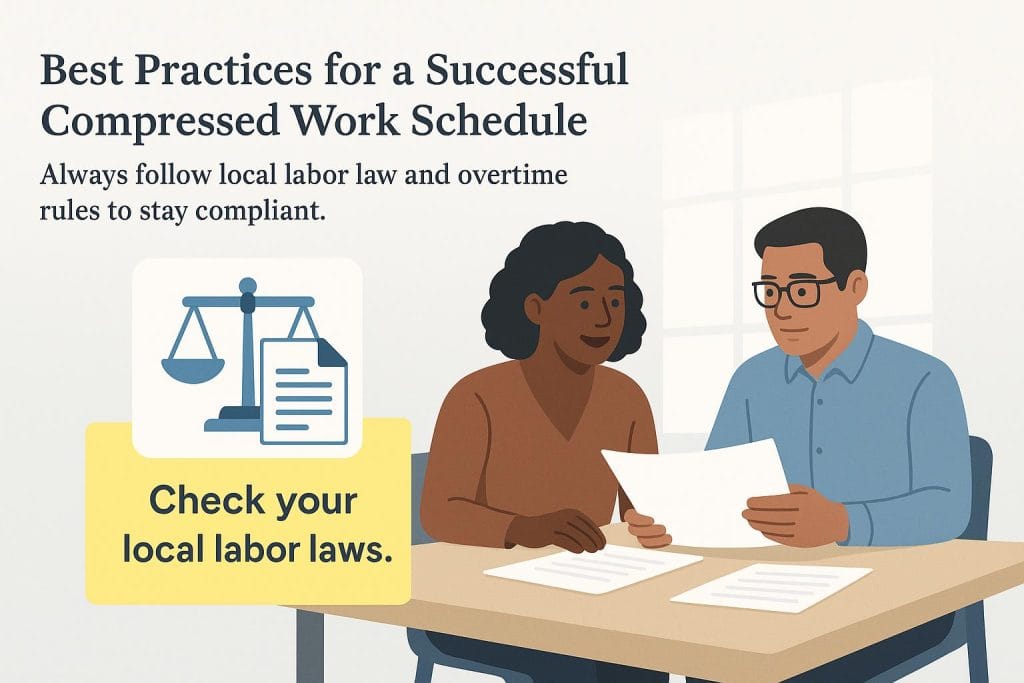 Compressed work schedule guide