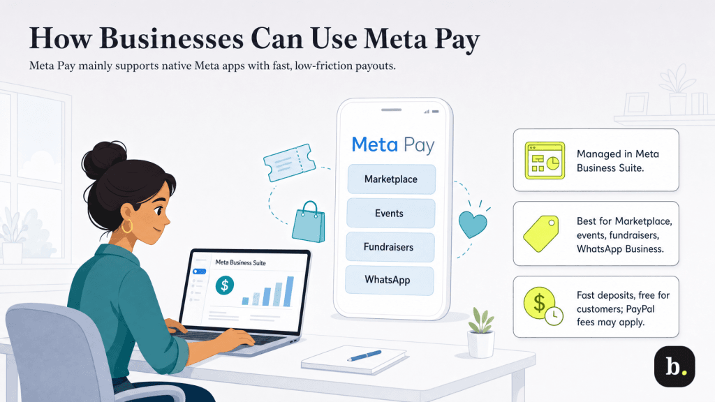 how businesses can accept meta pay