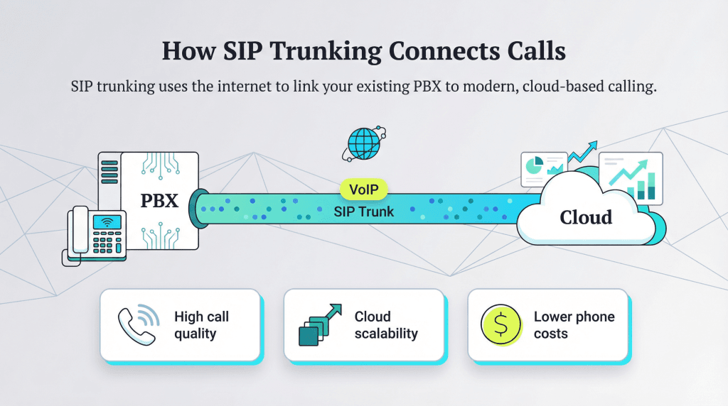 how SIP trunking works