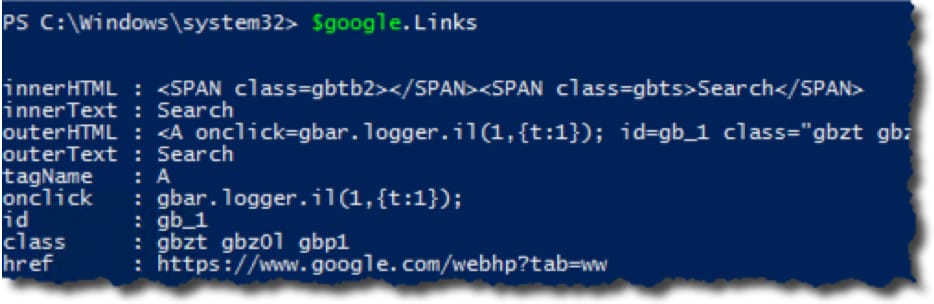 Web scraping tool example