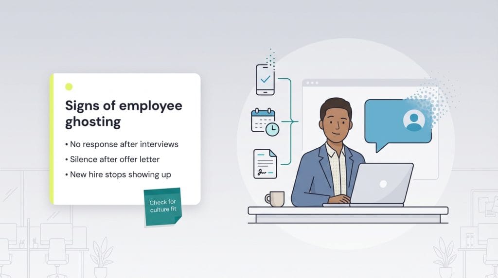 employee ghosting graphic