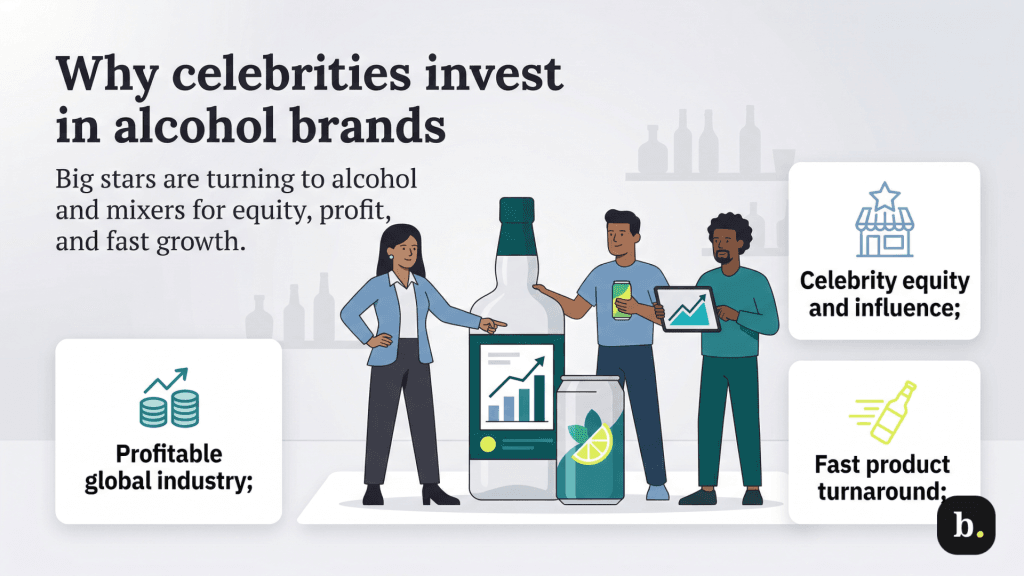 why celebrities invest in alcohol brands