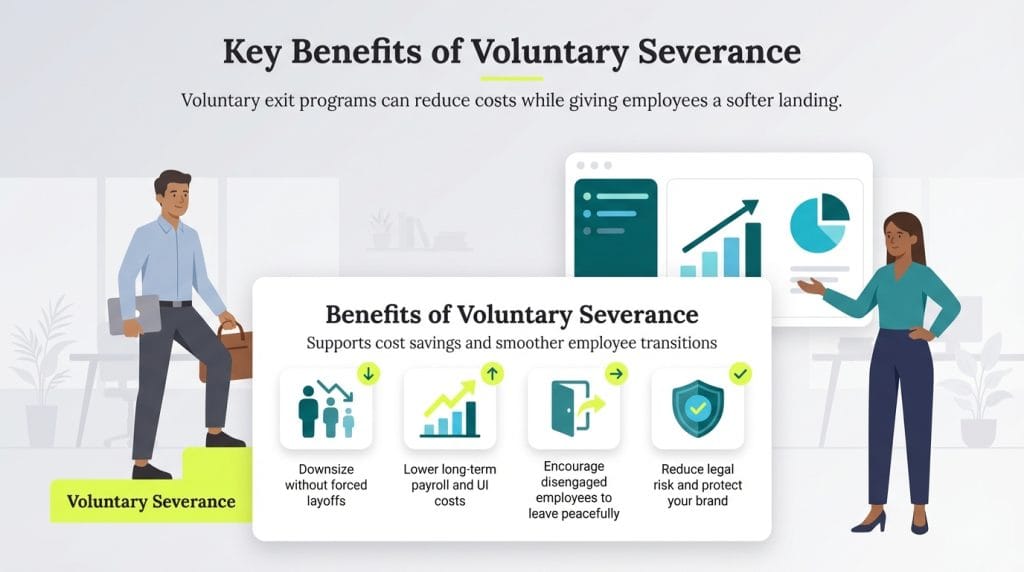 benefits of voluntary severence