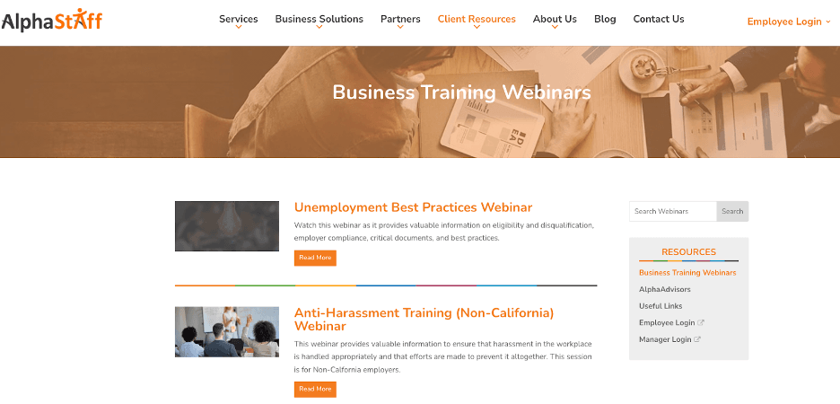 Alphastaff support resources