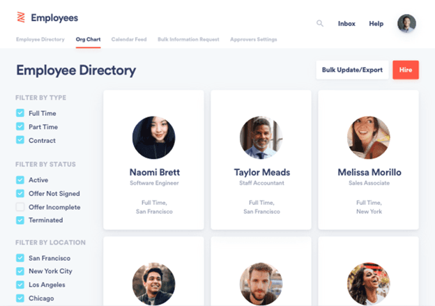 image of TriNet employee directory