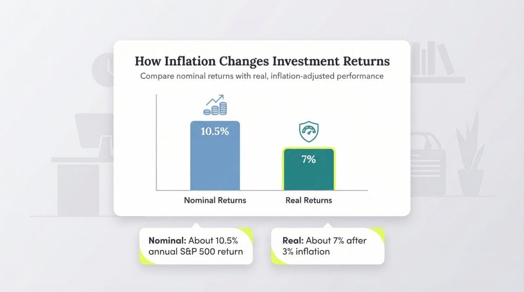 how inflation changes investment returns