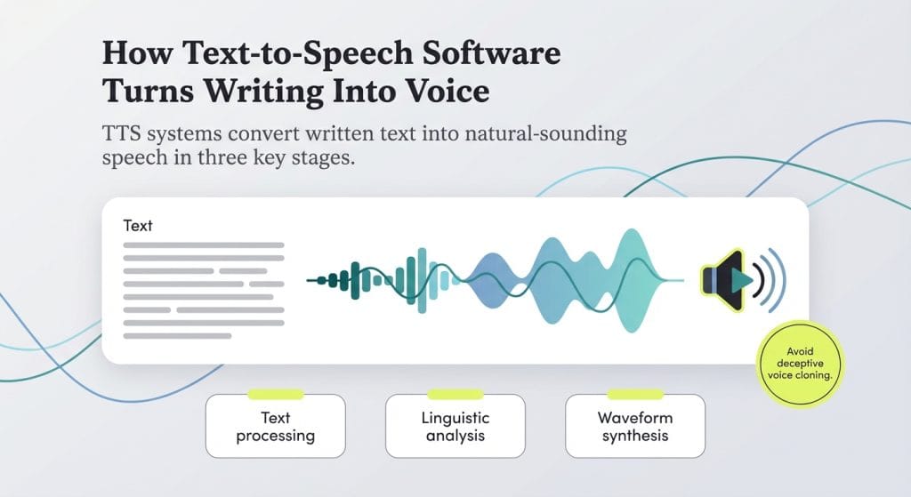 How text-to-speech works