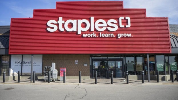 Staples exterior