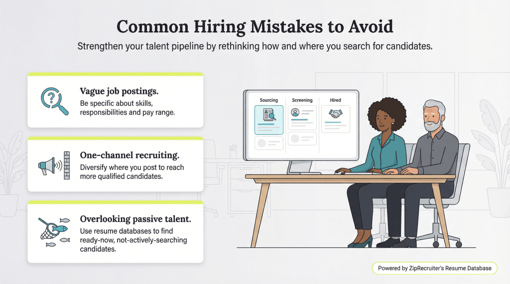 Common hiring mistakes