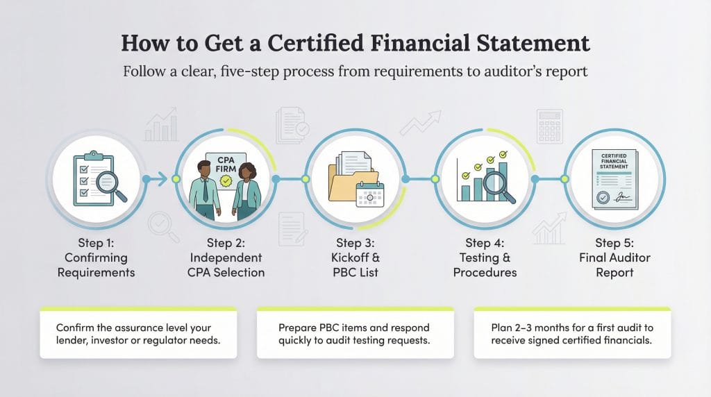 how to get a certified financial statement