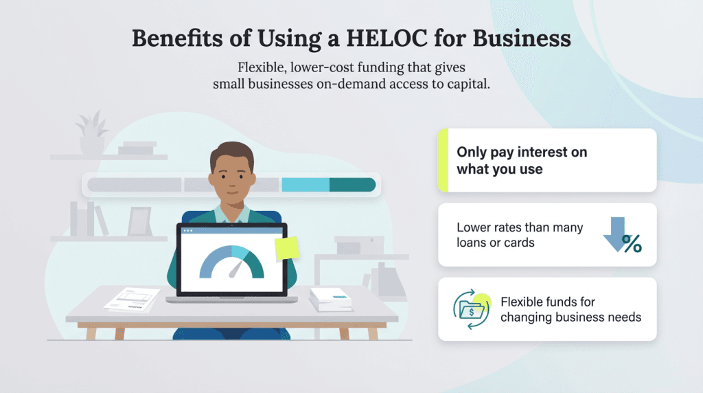 HELOC benefits graphic
