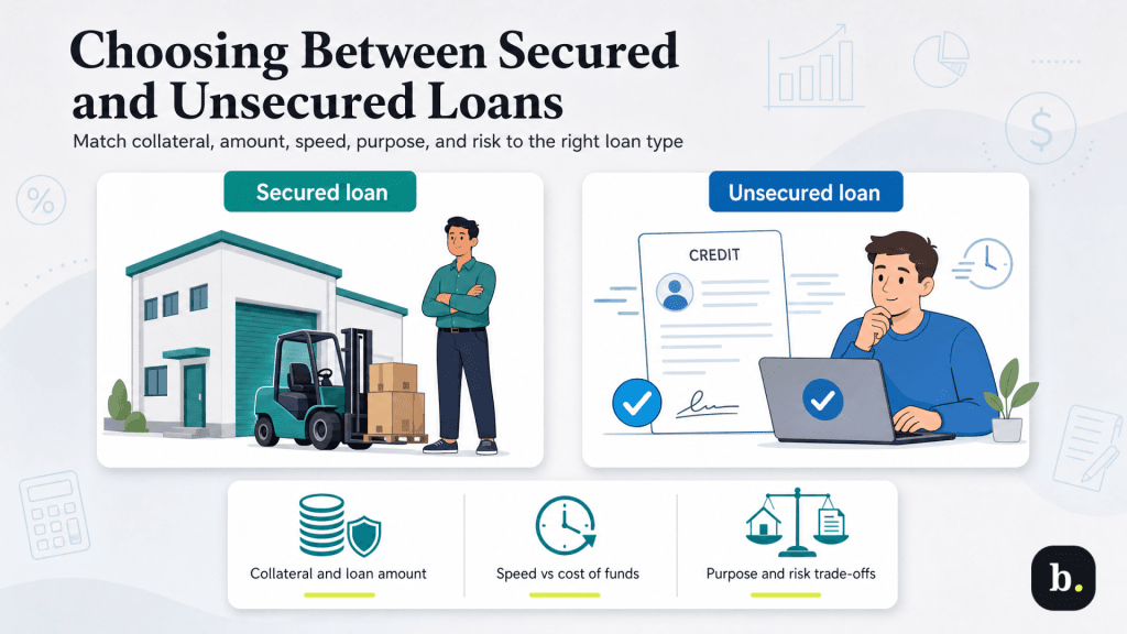 choosing between secured and unsecured loans