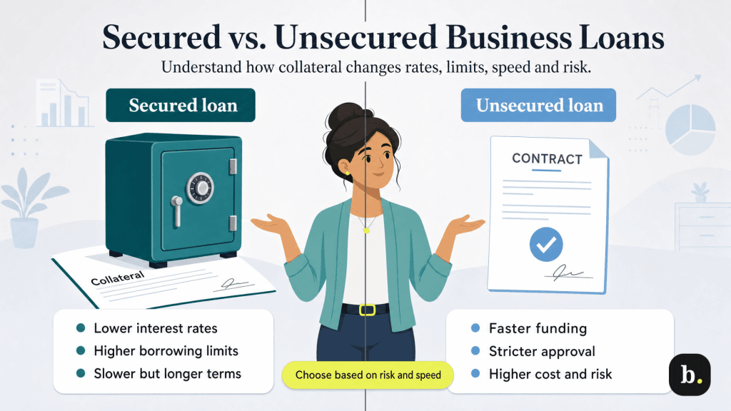 secured vs unsecured graphic