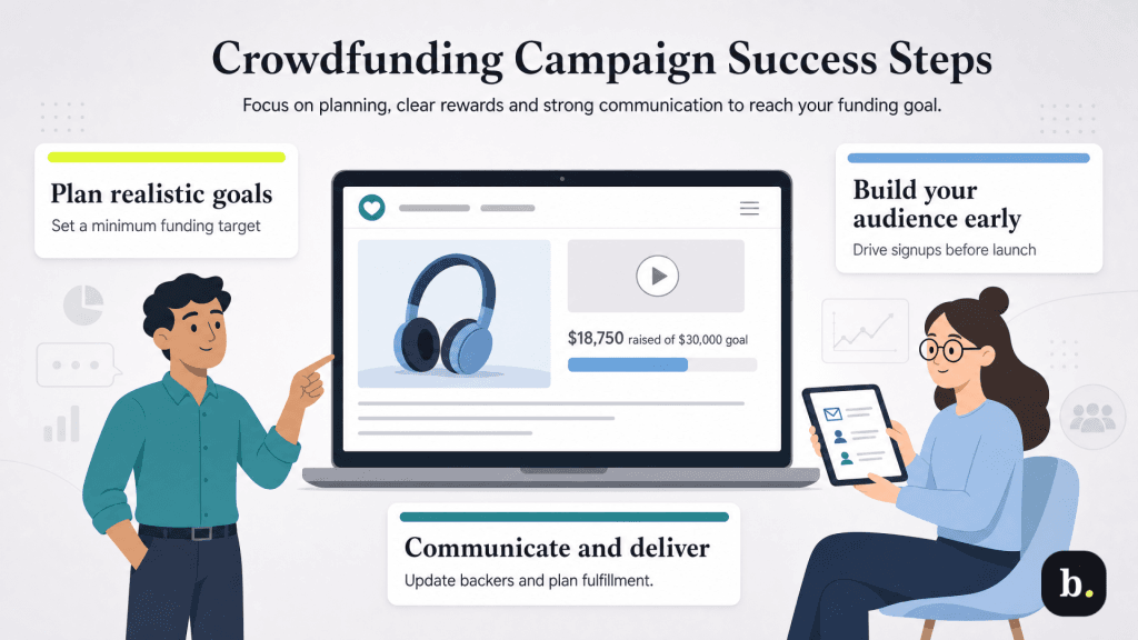 Tips for a crowdfunding campaign