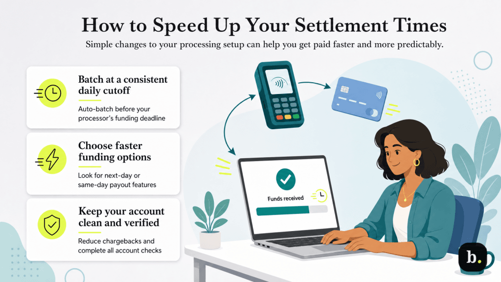 how to speed up your settlement times graphic