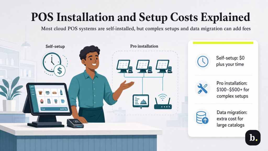 POS setup and installation