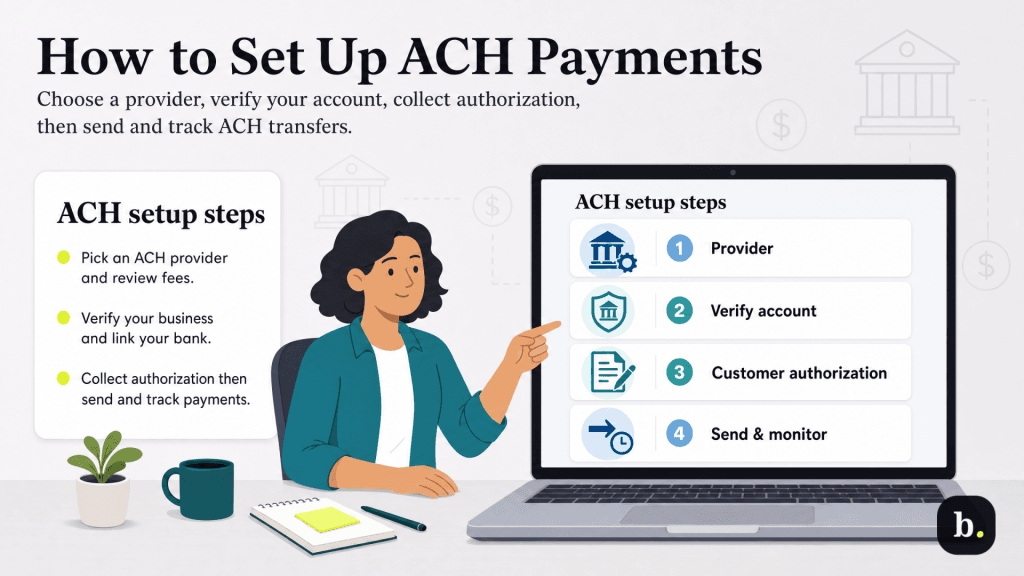 how to set up ACH payments