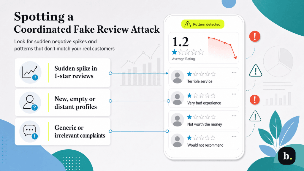 spotting a fake review attack