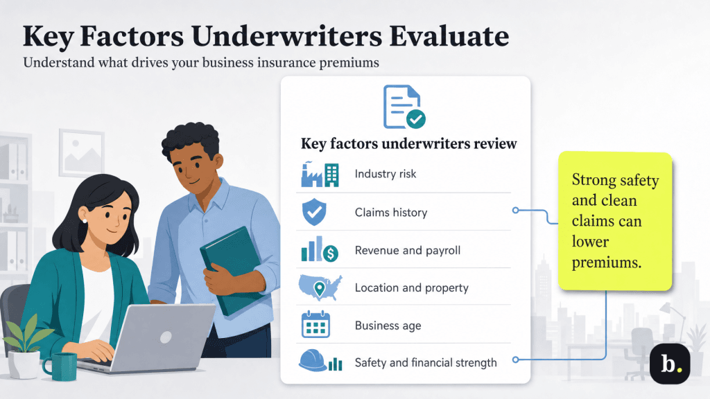 key factors underwriters evaluate