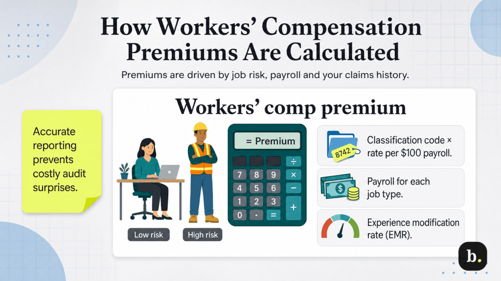 How workers comp premiums are calculated