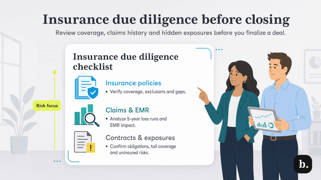 Insurance due dilligence