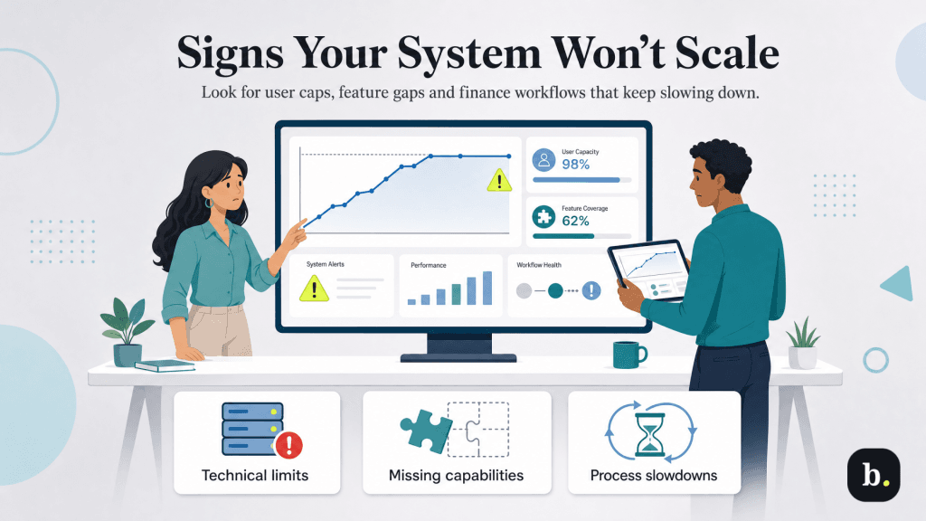 signs current system wont' scale