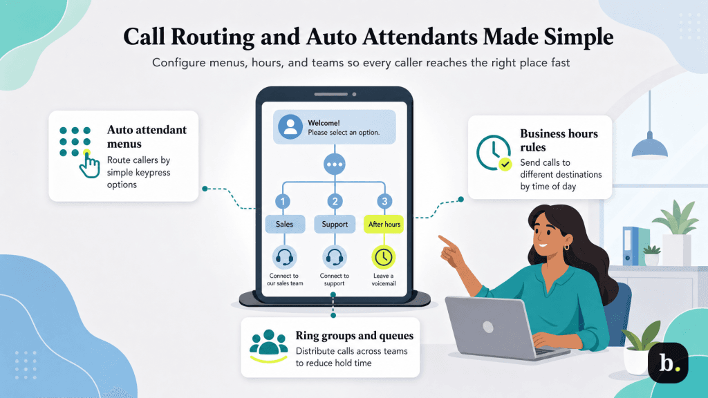 graphic of call routing