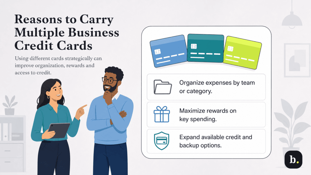 reasons to carry multiple business credit cards