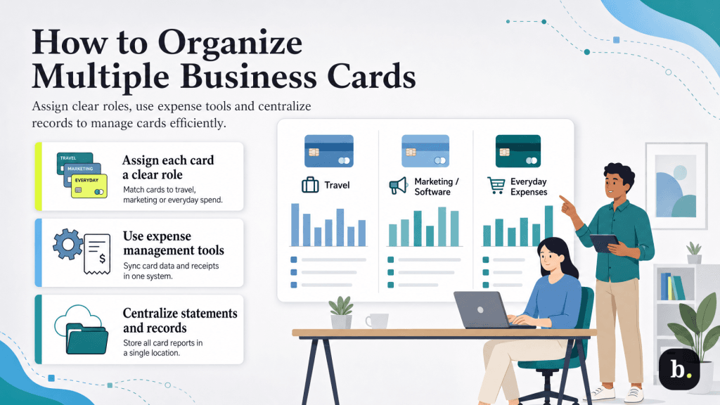 how to organize multiple business credit cards