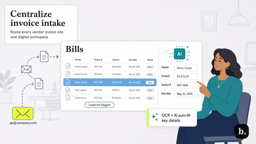 capture vendor invoices graphic