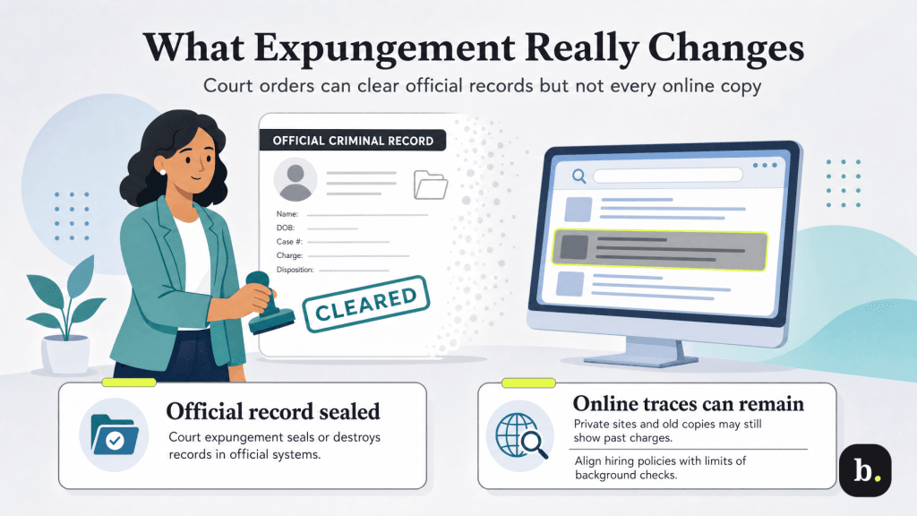 what expungement does and doesn't do