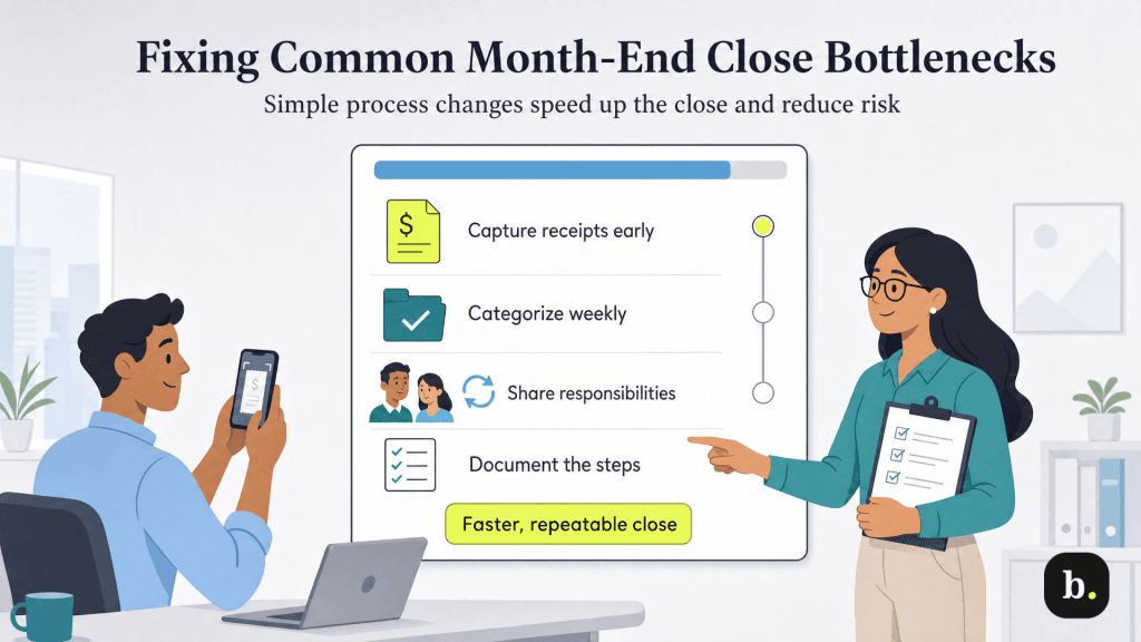 end of month close bottlenecks