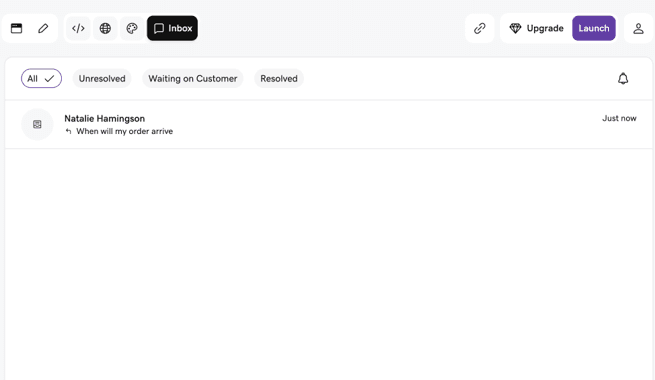 Airo AI customer inquiry example