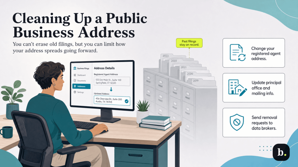 clean up a public address graphic