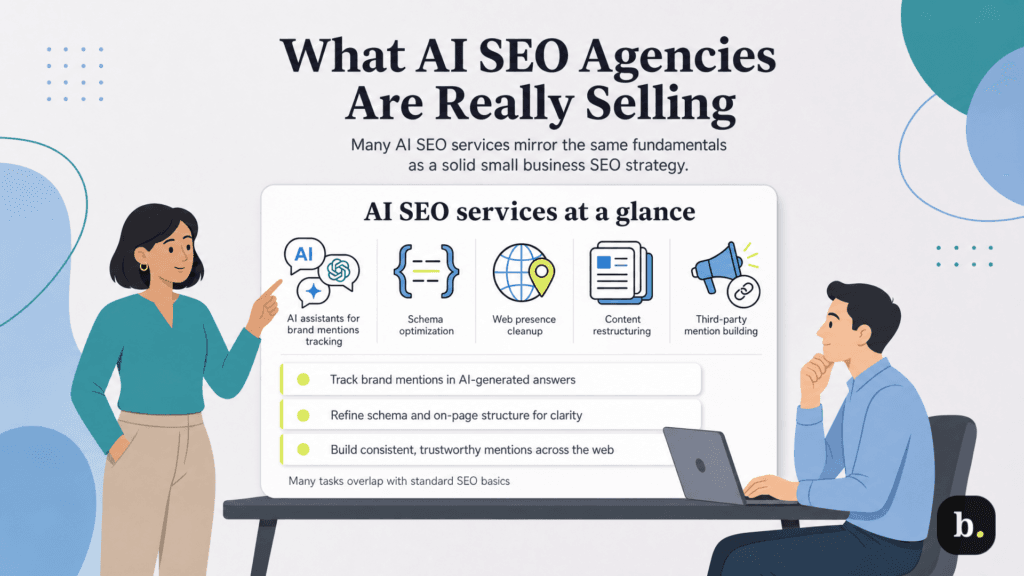 What AI SEO agencies are selling