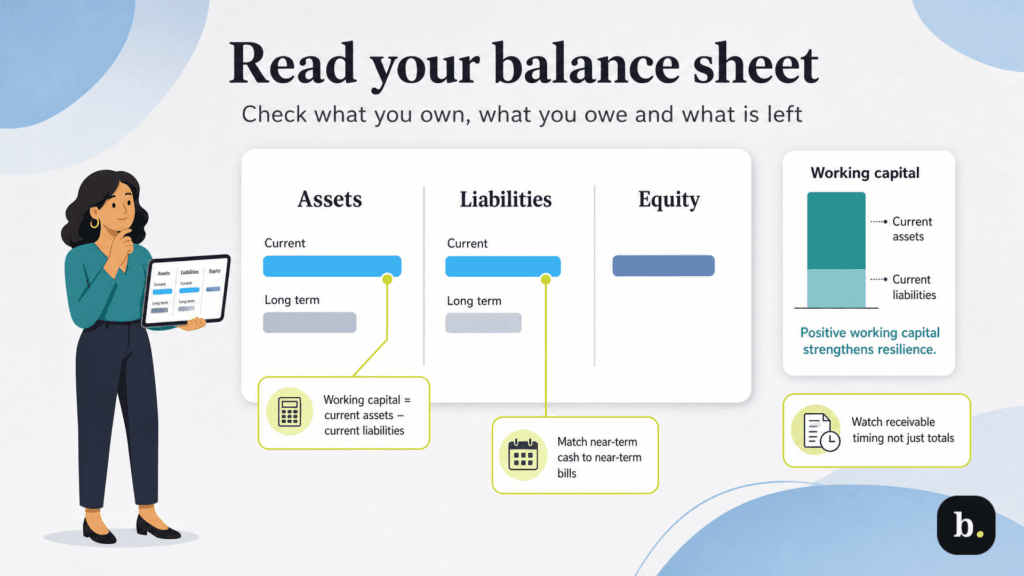 read your balance sheet
