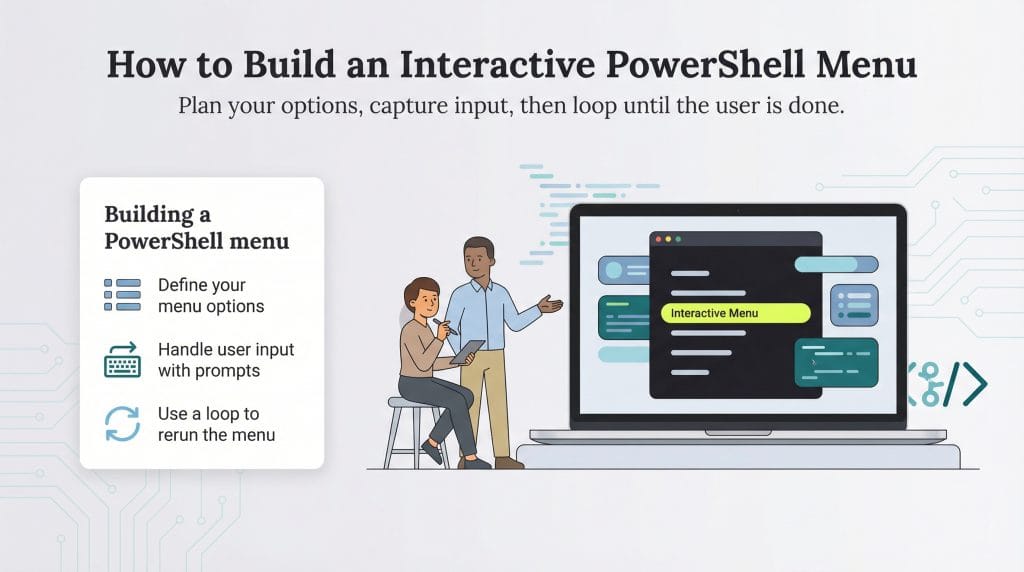 Create a User Menu in a PowerShell Script