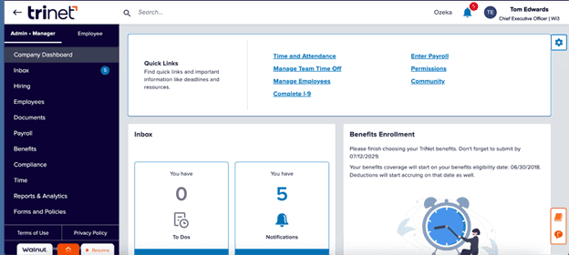 Trinet Check TriNet Review and Pricing