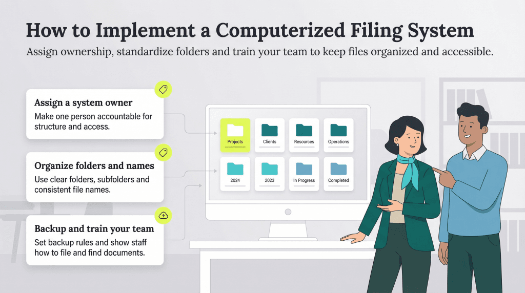 How to Implement a Computerized Filing System