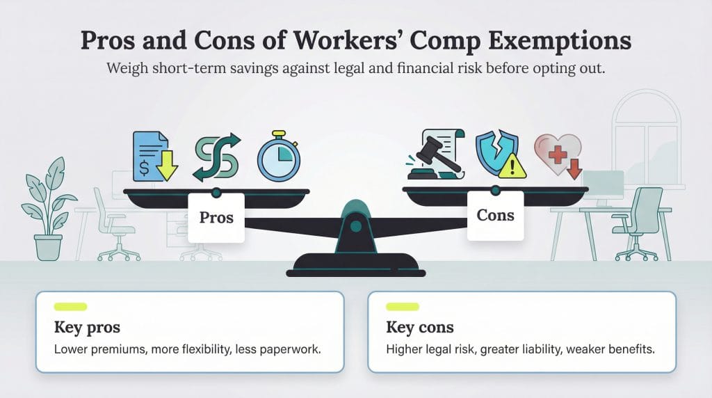 Comp Exemption How Does a Workers' Compensation Exemption Work?