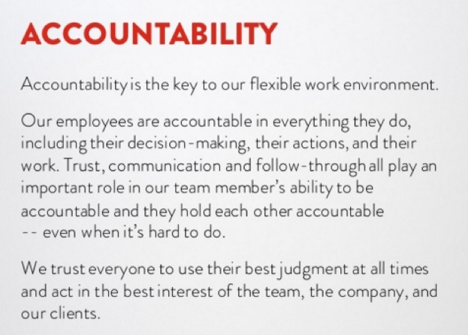 Company Accountability: Company Culture