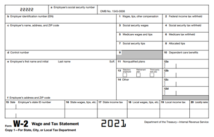 IRS Form W-2