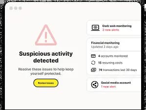 Norton detects any suspicious activity to keep your business safe