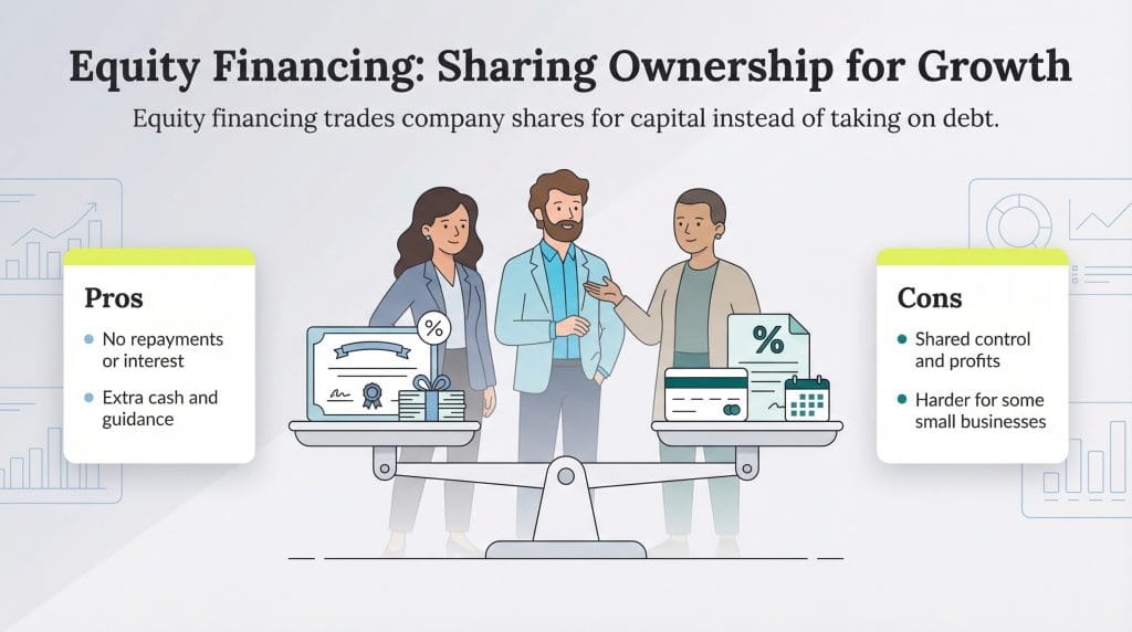 equity financing graphic
