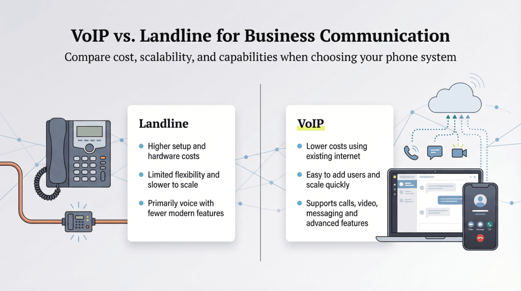 voip vs landline